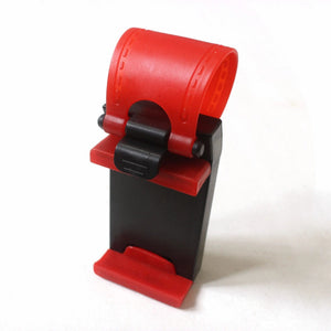 Planet Gates Red Universal Car Bracket Car Steering Wheel Phone Holder Clip Stand Elastic Buckle GPS Navigator Mount Car Phone Holder