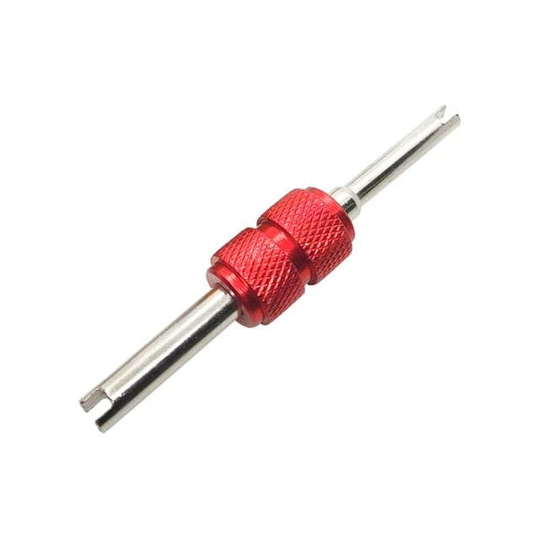 Planet Gates Red Universal Tire Valve Core Stems Remover Screwdriver Auto Truck Bicycle Wheel Repair Tool Dual Use Car Accessories Tire Remover