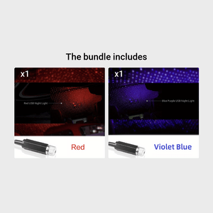 Planet Gates Red+Violet Blue 1pc Star Projector Night Light, USB Car Roof Atmosphere Lights, Portable Adjustable Romantic Interior Car Lights, Portable USB Night Light Decorations For Car, Ceiling, Bedroom