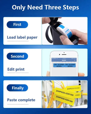 Planet Gates Red Waterproof Scratch-Resistant Cable Thermal Label Stickers For Portable Printer Phomemo D30 Marklife P15 Self-Adhesive Paper