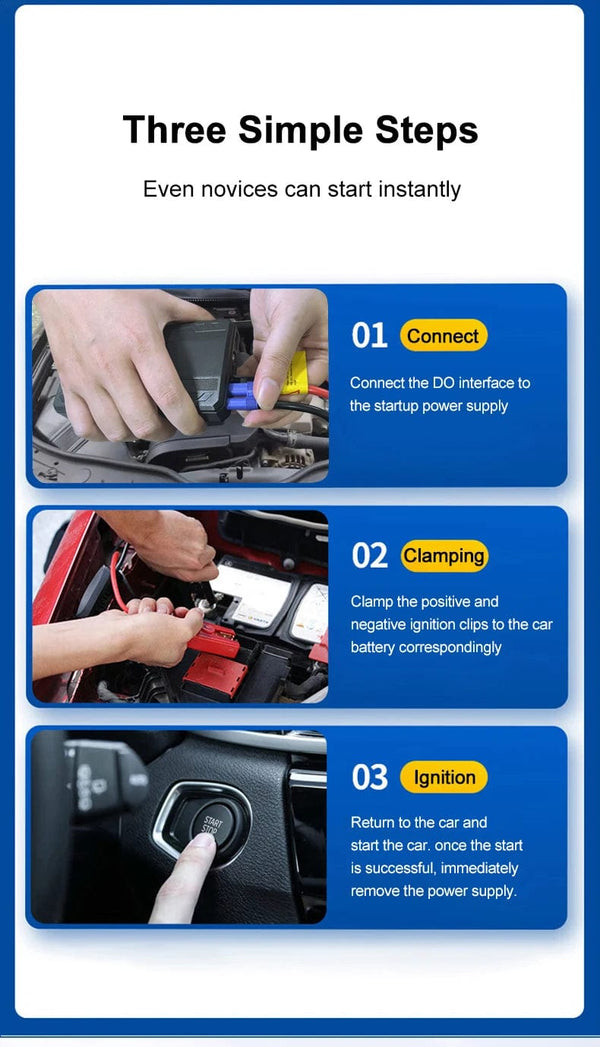 Planet Gates Red with Box / france Car Jump Starter Portable Car Battery Starter 12V Auto Starting Device with LED Light For Auto Battery Booster Buster