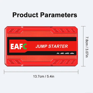 Planet Gates Red with Box / france Car Jump Starter Portable Car Battery Starter 12V Auto Starting Device with LED Light For Auto Battery Booster Buster
