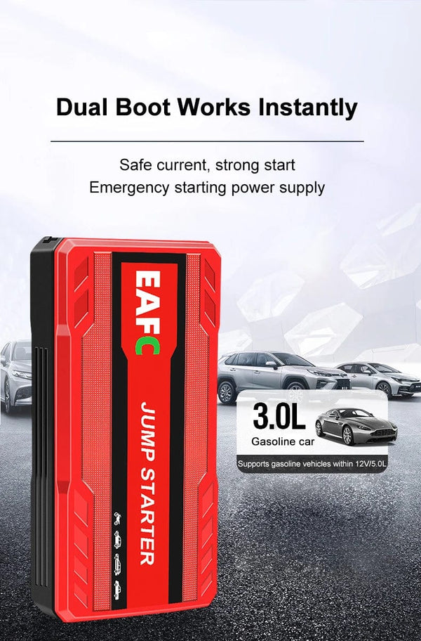 Planet Gates Red with box / spain Car Jump Starter Battery Power Bank 600A for Car Starter Portable Emergency Booster 12V Auto Starting Device Petrol Diesel