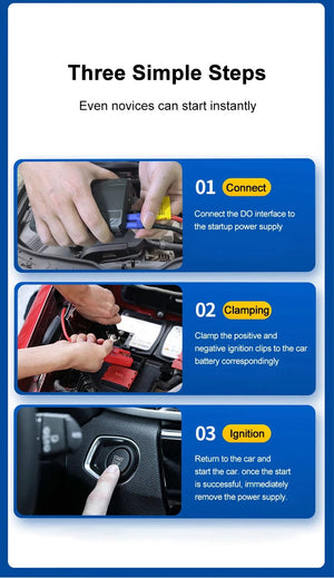 Planet Gates Red with box / spain Car Jump Starter Battery Power Bank 600A for Car Starter Portable Emergency Booster 12V Auto Starting Device Petrol Diesel