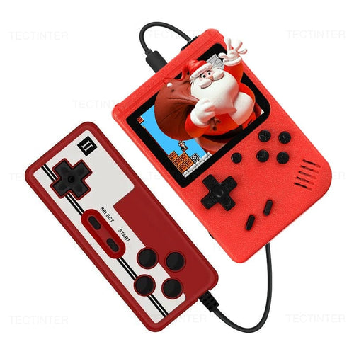 Planet Gates Red with gamepad Portable Retro Mini Video Game Console 8-Bit Handheld Game Player Built-in 500 games AV Out Game Console Gameboy videojuego