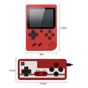Planet Gates Red with gamepad Portable Retro Mini Video Game Console 8-Bit Handheld Game Player Built-in 500 games AV Out Game Console Gameboy videojuego