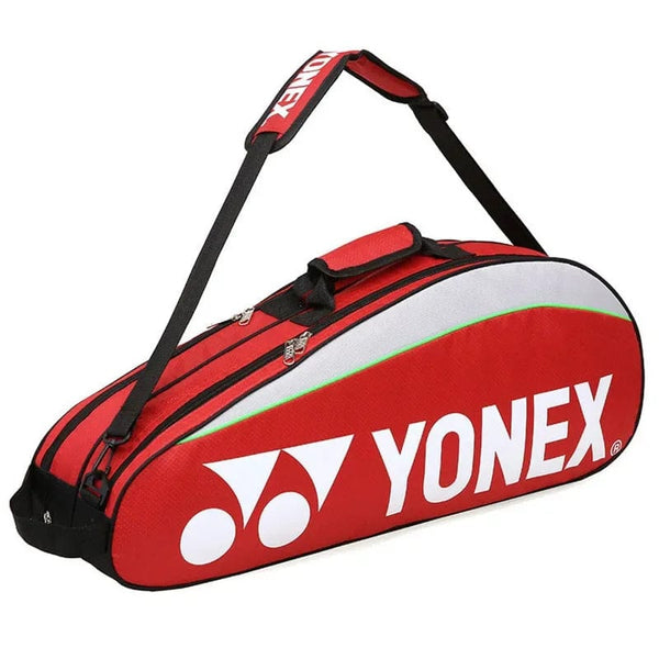 Planet Gates Red YONEX Original Badminton Bag Max For 3 Rackets With Shoes Compartment Shuttlecock Racket Sports Bag For Men Or Women 9332bag