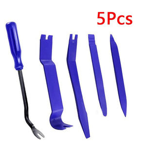 Planet Gates Red5 Car Panel Removal Set 5-Pcs Multifunctional Without Scratches Disassembly Panel And Audio Auto Door Trim Removal Tool Kit Blue