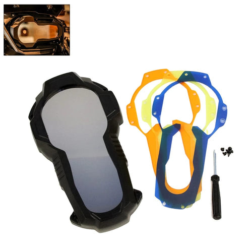 Planet Gates reflective U Motorcycle NEW Headlight Guard Protector Lens Cover For BMW R1200GS R1250GS LC ADV R 1250 1200 GS adventure GSA 2014- 2023 2024