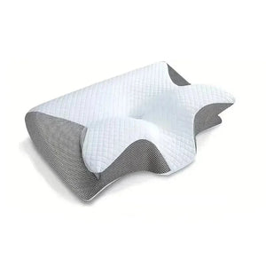 Planet Gates Releep Cervical Neck Pillow Neck Pain Relief Adjustable Contour Pillow for Sleeping Ergonomic Memory Foam Pillow Side Sleeper