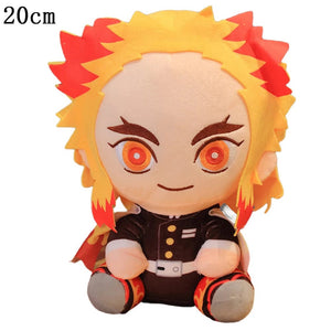 Planet Gates Rengoku Kyoujurou / 20cm Demon Slayer Plush Toys Anime Kamado Tanjirou Hashibira Inosuke Tomioka Giyuu Rengoku Kyoujurou Kochou Shinobu Agatsuma Zenitsu