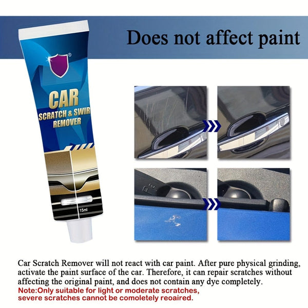 Planet Gates Repair Scratches & Swirls Instantly - 0.5/2/4oz Car Scratch & Swirl Remover Kit