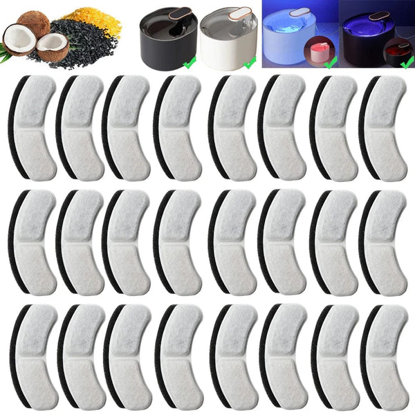 Planet Gates Replacement Activated Carbon Filter For Cat Water Fountain Resin Filter Element Purify Water Dog Cat water Dispenser Accessories