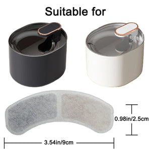 Planet Gates Replacement Activated Carbon Filter For Cat Water Fountain Resin Filter Element Purify Water Dog Cat water Dispenser Accessories
