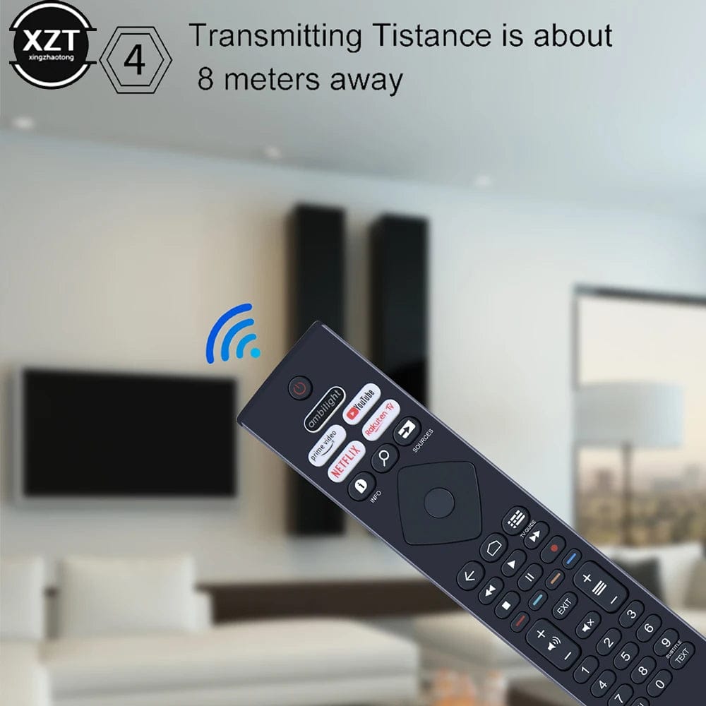 Planet Gates Replacement Remote Control For Philips 7900 Series 43PUS7906/12 Smart TV 398GR10BEPHN0041BC BRC0984501/01 Rakuten TV Netfilx