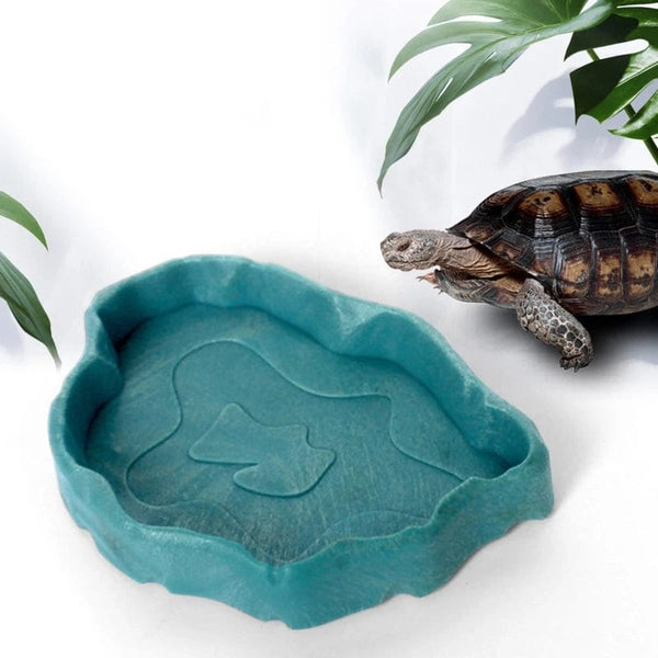 Planet Gates Reptile Bowls Terrarium Feeding Worm Dish Reptile Mealworm Feeder Dish Plastic Bowl for FROG  Snake Spiders Turtles
