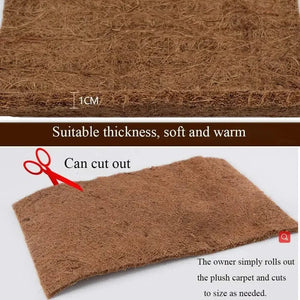 Planet Gates Reptile Carpet Natural Coconut Fiber Coir Tortoise Mat for Pet Terrarium Liner Reptile Supplies Lizard Snake Chamelon Turtle