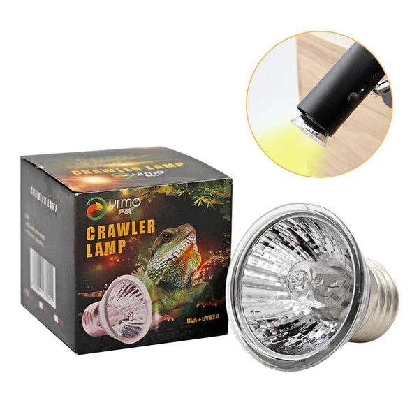 Planet Gates Reptile Lamp 25/50/75W UVA+UVB 3.0 Pet Heat Lamp Bulb Turtle Basking UV Light Bulbs Amphibians Lizards Temperature Controller