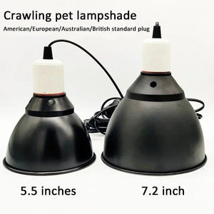 Planet Gates Reptile Lamp Set Lighting 300W E27 100-240V UVB Reptile Heating Lamp Stand Pet Light Bulb Holder Lampshade Emitter Lamp