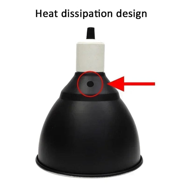 Planet Gates Reptile Lamp Set Lighting 300W E27 100-240V UVB Reptile Heating Lamp Stand Pet Light Bulb Holder Lampshade Emitter Lamp