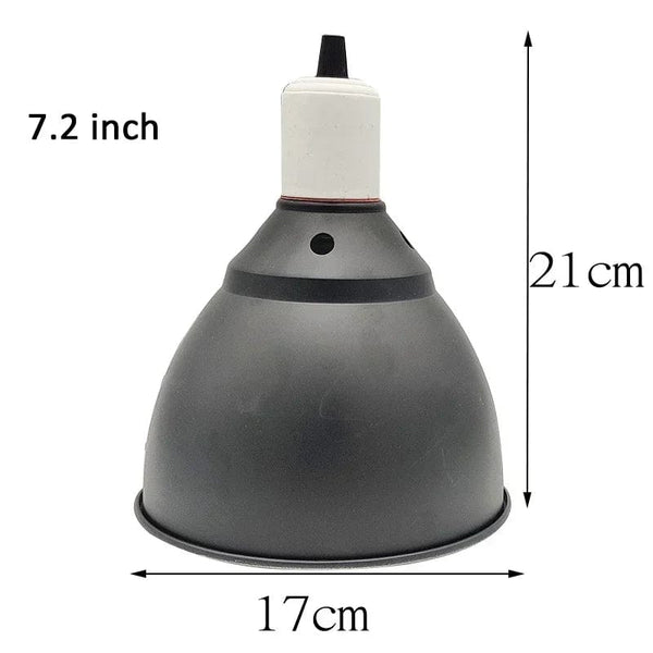 Planet Gates Reptile Lamp Set Lighting 300W E27 100-240V UVB Reptile Heating Lamp Stand Pet Light Bulb Holder Lampshade Emitter Lamp