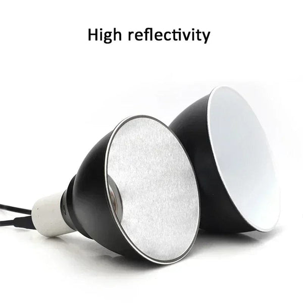 Planet Gates Reptile Lamp Set Lighting 300W E27 100-240V UVB Reptile Heating Lamp Stand Pet Light Bulb Holder Lampshade Emitter Lamp