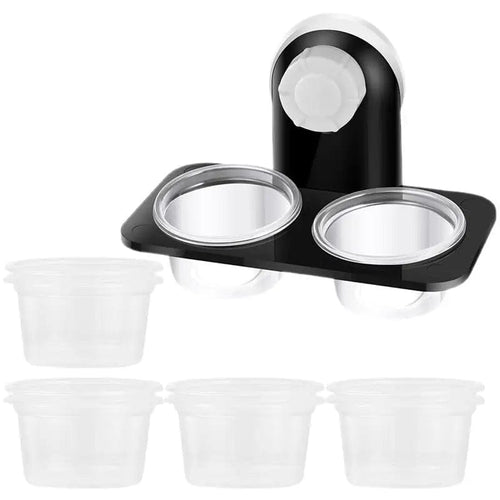 Planet Gates Reptile Tank Feeders Suction Cup Reptile Feeders Feeding Bowls Food Water Dishes Terrarium Breeding Feeders Box Pets Supplies
