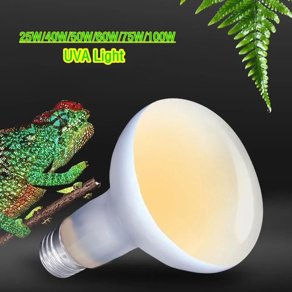 Planet Gates Reptile UVA+UVB Lamp Bulb 25W/40W/50W/60W/75W/100W Pet Brooder Heat Daylight Lamp Turtle Lizard Terrarium Temperature Controller