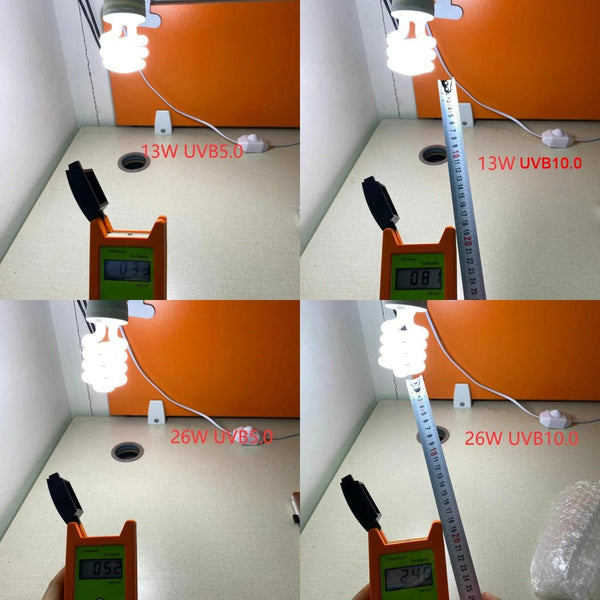 Planet Gates Reptile UVB 5.0 10.0 Lamp Bulb For Turtle Lizard Snake Lguanas Heat Calcium Lamp Bulb Energy Saving Light Reptile Succulent E27