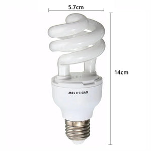 Planet Gates Reptile UVB 5.0 10.0 Lamp Bulb For Turtle Lizard Snake Lguanas Heat Calcium Lamp Bulb Energy Saving Light Reptile Succulent E27