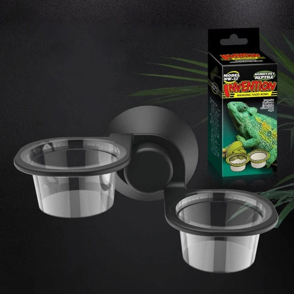 Planet Gates Reptiles Feeder Hanging Feeding Solid Food Water Basin for Terrarium Insect Spiders Reptiles Snake Geckos Pet Supplies