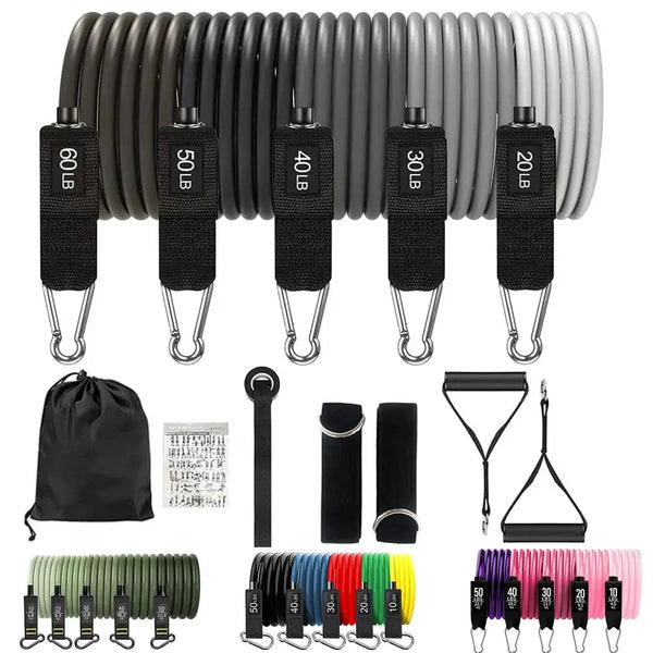 Planet Gates Resistance Bands Set Tension Pull Rope for Men Women Workout Exercise Bands for Fitness Home Gym Strength Training Equipment