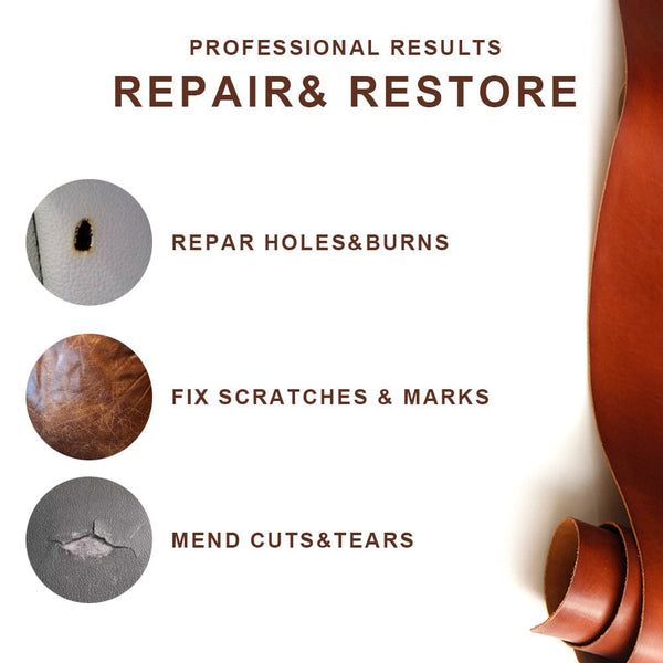 Planet Gates Restore Your Car Seats & Steering Wheel with 20ml Leather Repair Gel - Home Leather Refurbishment Made Easy!