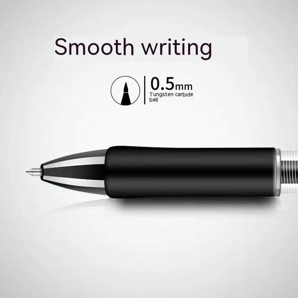 Planet Gates Retractable Gel Pen,Black, Red,Blue Ink Ballpoint for Writing,Office and School Supplies,Stationery,0.5mm Retractable,12 Pcs Box