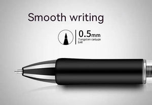 Planet Gates Retractable Gel Pen,Black, Red,Blue Ink Ballpoint for Writing,Office and School Supplies,Stationery,0.5mm Retractable,12 Pcs Box