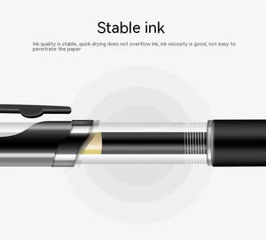 Planet Gates Retractable Gel Pen,Black, Red,Blue Ink Ballpoint for Writing,Office and School Supplies,Stationery,0.5mm Retractable,12 Pcs Box