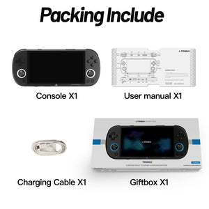 Planet Gates Retro Grey / 128G Trimui Smart Pro Handheld Game Console 4.96''IPS Screen Linux System Joystick RGB Lighting Smartpro Retro Video Game Player Gift