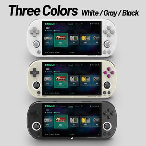 Planet Gates Retro Grey / 128G Trimui Smart Pro Handheld Game Console 4.96''IPS Screen Linux System Joystick RGB Lighting Smartpro Retro Video Game Player Gift