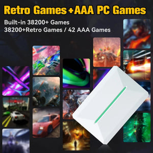 Planet Gates Retrobat & Playnite Retro Game Console 500GB Gaming HDD for PS3/PS2/Switch/Wii/WiiU for PC/Laptop with 38200+ Retro/AAA/PC Games