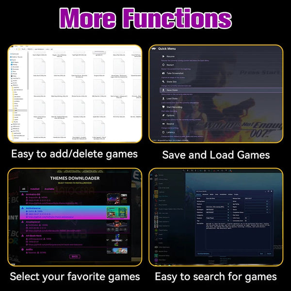 Planet Gates Retrobat & Playnite Retro Game Console 500GB Gaming HDD for PS3/PS2/Switch/Wii/WiiU for PC/Laptop with 38200+ Retro/AAA/PC Games