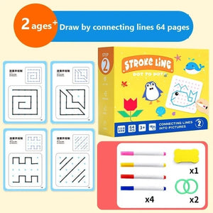 Planet Gates Reusable Magical Tracing Workbook Magic Practice Copybook Control Training Book Children Montessori Drawing Education Stationery