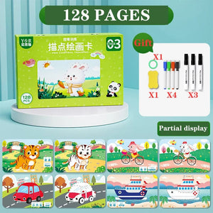 Planet Gates Reusable Magical Tracing Workbook Magic Practice Copybook Control Training Book Children Montessori Drawing Education Stationery