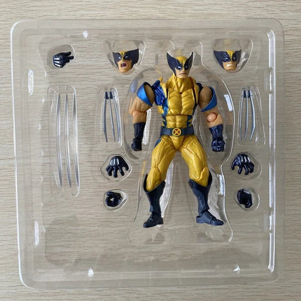 Planet Gates Revoltech YAMAGUCHI Wolverine Action Figure Wolverine Logan Toys X-Men Model Toy Joint Movable Doll Decor Birthday Gift For Kids
