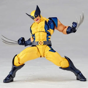 Planet Gates Revoltech YAMAGUCHI Wolverine Action Figure Wolverine Logan Toys X-Men Model Toy Joint Movable Doll Decor Birthday Gift For Kids