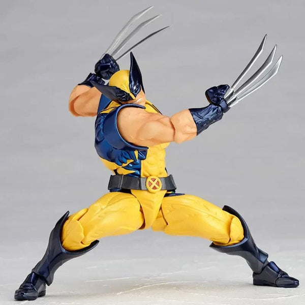 Planet Gates Revoltech YAMAGUCHI Wolverine Action Figure Wolverine Logan Toys X-Men Model Toy Joint Movable Doll Decor Birthday Gift For Kids