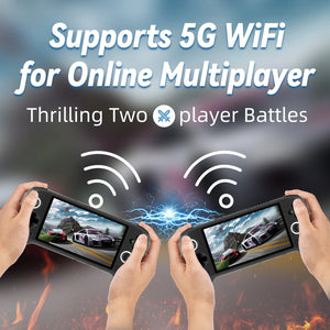 Planet Gates RG556 Black 256G / Russian Federation / Only Game Console ANBERNIC RG556 Handheld Game Console Unisoc T820 Android 13 5.48 inch AMOLED Screen 5500mAh WIFI Bluetooth Retro Video Players