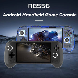 Planet Gates RG556 Black 256G / Russian Federation / Only Game Console ANBERNIC RG556 Handheld Game Console Unisoc T820 Android 13 5.48 inch AMOLED Screen 5500mAh WIFI Bluetooth Retro Video Players