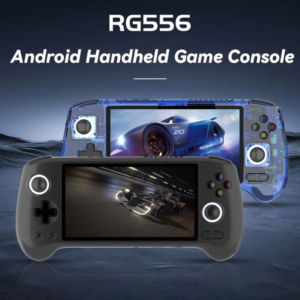 Planet Gates RG556 Black 256G / Russian Federation / Only Game Console ANBERNIC RG556 Handheld Game Console Unisoc T820 Android 13 5.48 inch AMOLED Screen 5500mAh WIFI Bluetooth Retro Video Players