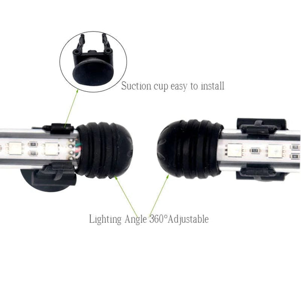 Planet Gates RGB Aquarium Light Marine Bluetooth Controller Fish Tank Led Lighting Fixture For Aquarium Led Light Submersible Fish Tank Light