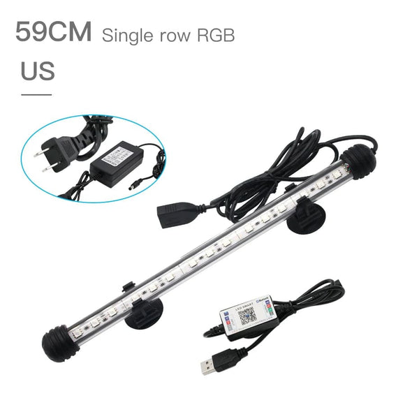 Planet Gates RGB Aquarium Light Marine Bluetooth Controller Fish Tank Led Lighting Fixture For Aquarium Led Light Submersible Fish Tank Light